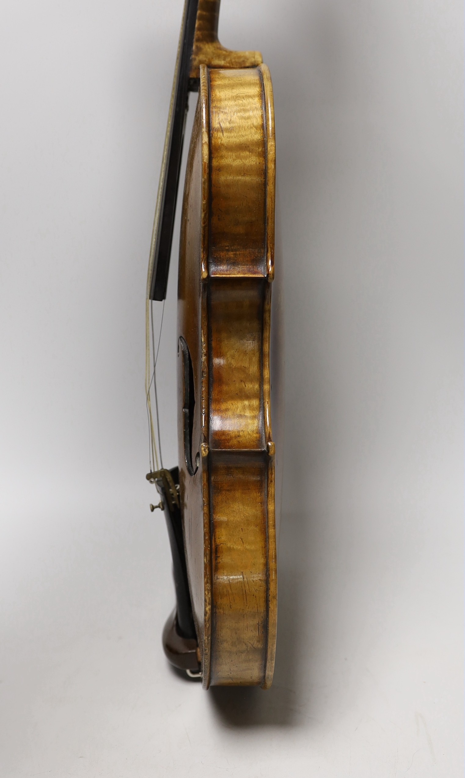A Louis Lowendall Maggini violin, label inscribed and dated 1885, cased